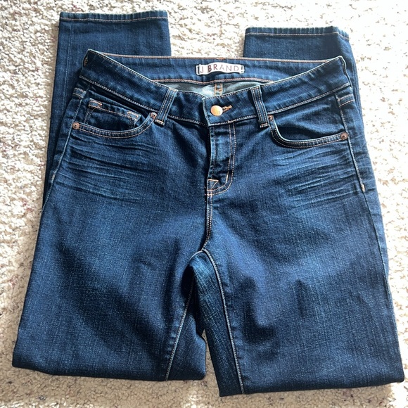 * J Brand Women Blue Medium Wash Scarlett Seven Eights Style Skinny Jean Size 29 - Picture 2 of 7